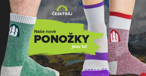 Ponožky Český ráj outdoor jsou na světě.