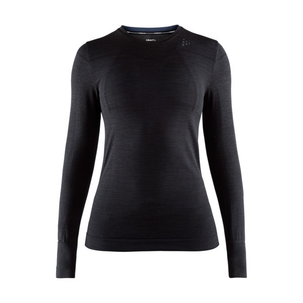 Dámské tričko CRAFT Fuseknit Comfort LS černá XL