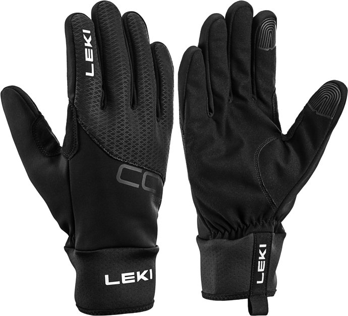 Unisex lyžařské rukavice Leki CC Thermo black 5.0