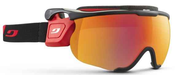 Sportovní sluneční brýle na běžky Julbo Sniper EVO M SP 2 Black (flash red)