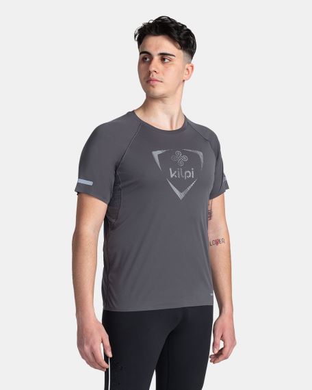 Pánské běžecké triko Kilpi Wylder-M tmavě šedá