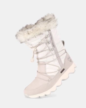 Šikmý pohled na Dámské zimní boty Kilpi FROZEN HIGH WP-W bílá s kožešinou. (6)