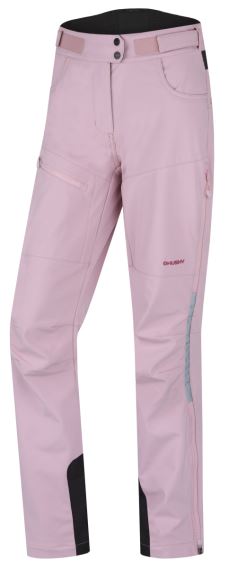 Dámské teplé softshellové kalhoty Husky Keson L faded pink