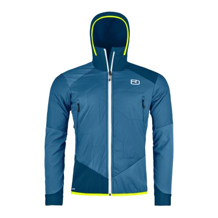Pánská skialpinistická Bunda Ortovox Col Becchei Hybrid Jacket Mountain blue