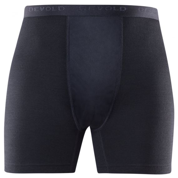 Pánské dvouvrstvé Merino boxerky Devold Duo active černá