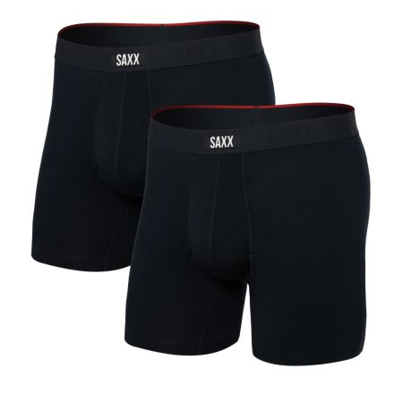 Set pánských boxerek Saxx Vibe Xtra Boxer Brief Fly 2Pk Black