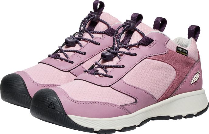 Dětská nepromokavá bota Keen Skua WP Youth zephyr/plum perfect (5)