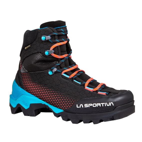 Dámské trekové boty LA SPORTIVA Aequilibrium ST Woman GTX Black/Hibiscus