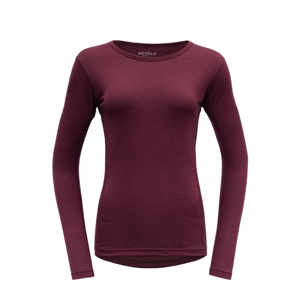 Dámské merino triko Devold Merino 150 Shirt WMN Beetroot L