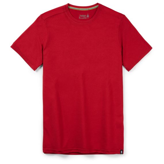 Pánské tričko Smart Wool Merino Sport 150 Tee Slim Fit rythmic red