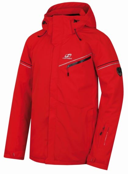Pánská lyžařská bunda HANNAH Marrim high risk red (black)