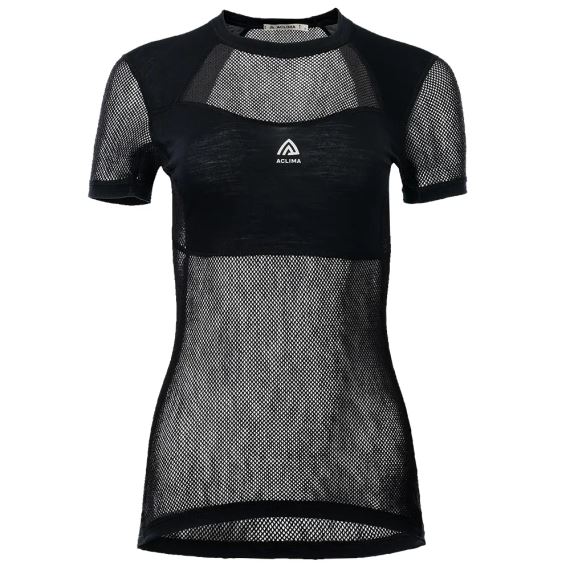 Dámské triko Aclima WoolNet Light jet black