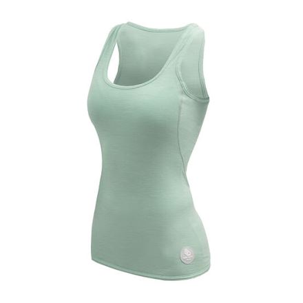 Sensor Merino Air dámské triko bez rukávu basil green