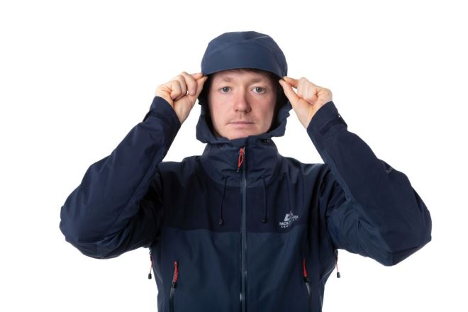Pánská hardshell bunda Mountain Equipment Saltoro lapis blue/dark ocean (6)