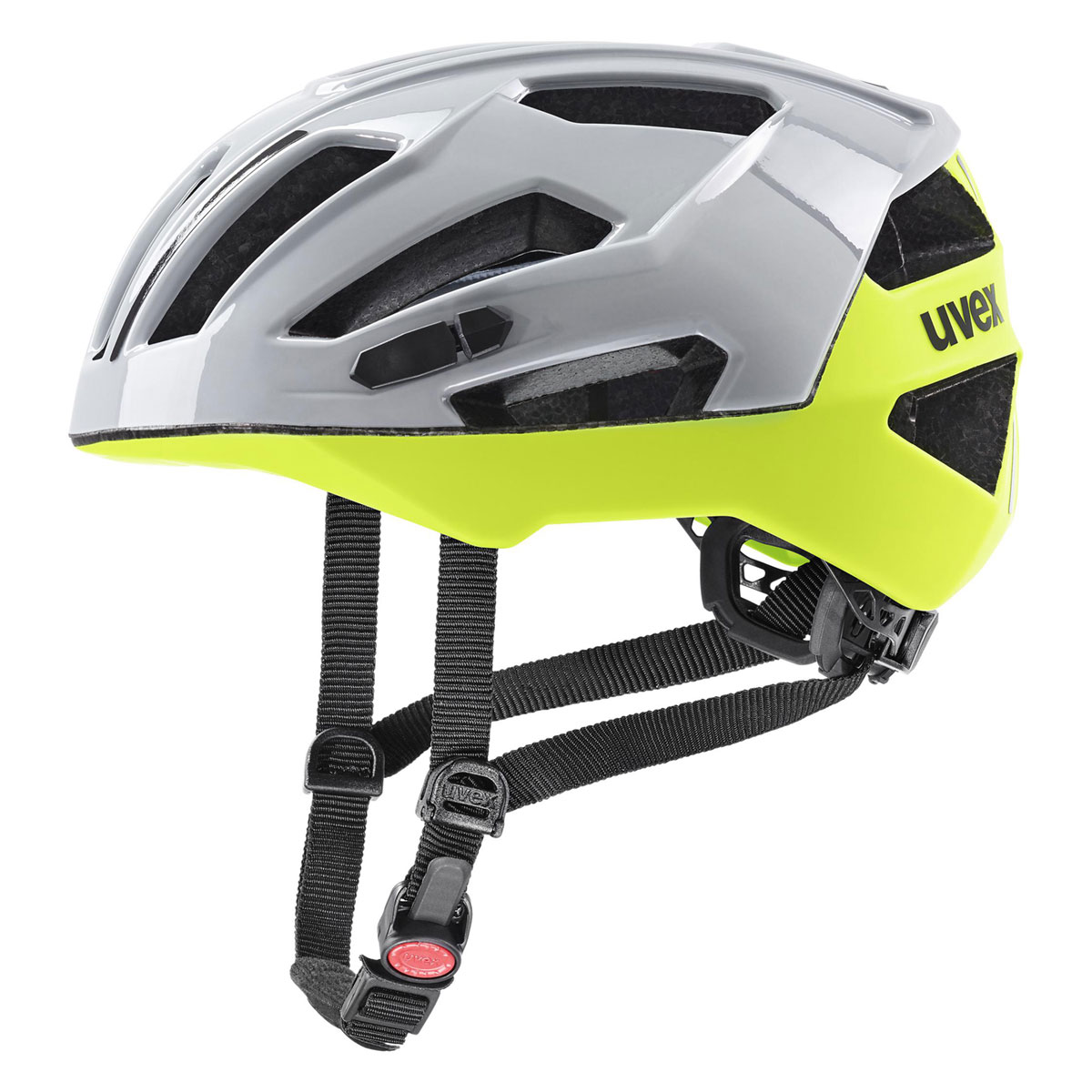 Cyklistická helma Uvex GRAVEL X, Rhino - Neon Yellow 56-61cm