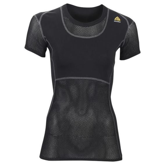 Dámské termotriko Aclima WoolNet T-Shirt jet black