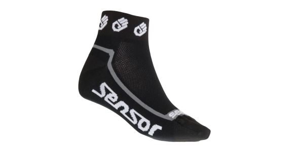 Kotníkové funkční ponožky Sensor Race Lite Small Hands černá