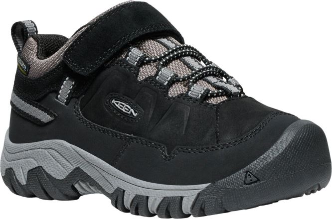 Dětská nepromokavá bota Keen Targhee IV Low WP Children black/steel grey