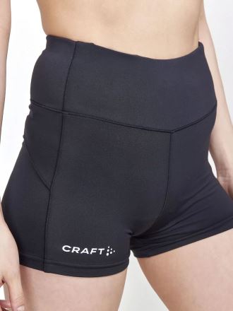 Detailní záběr dámských kraťas CRAFT ADV Essence Hot Pants 2 černá. (5)