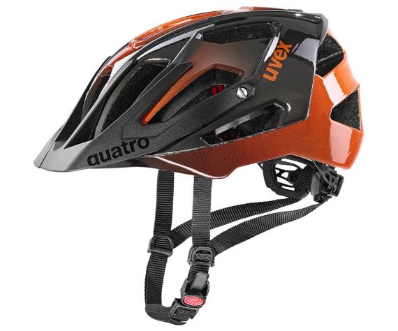 Cyklistická helma Uvex Quatro titan orange M