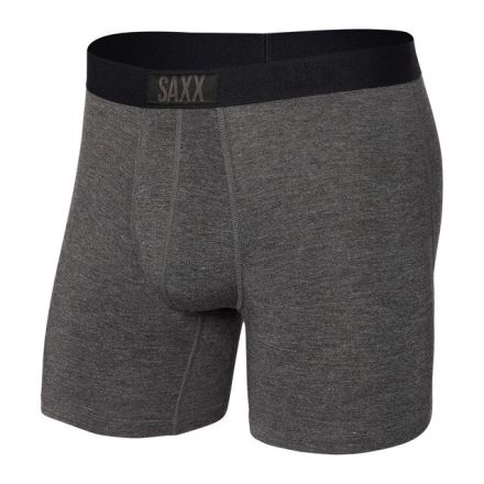 Pánské boxerky SAXX Vibe Super Soft Boxer Brief graphite heathe