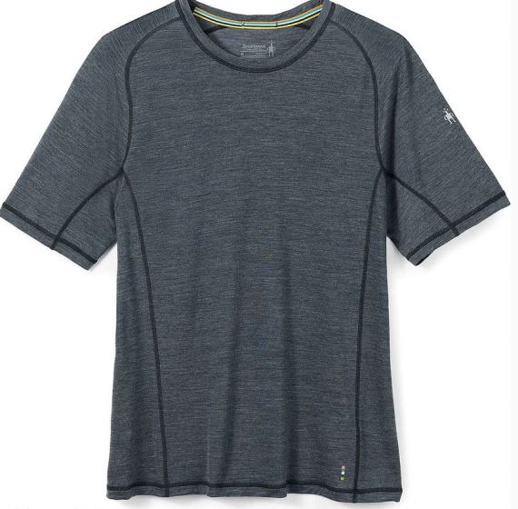 Funkční pánské tričko Smartwool M Merino Sport 120 Short Sleeve Charcoal heather
