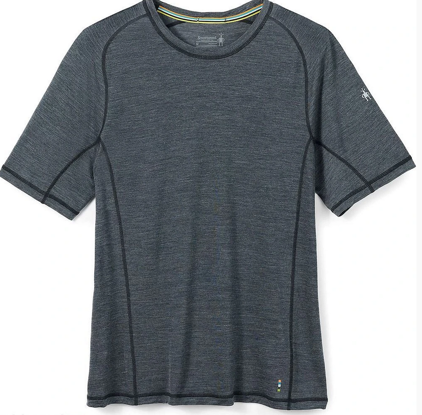 Funkční pánské tričko Smartwool M Merino Sport 120 Short Sleeve Charcoal heather M