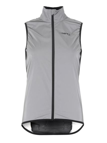 Dámská cyklistická vesta Craft ADV Essence Lumen Wind šedá