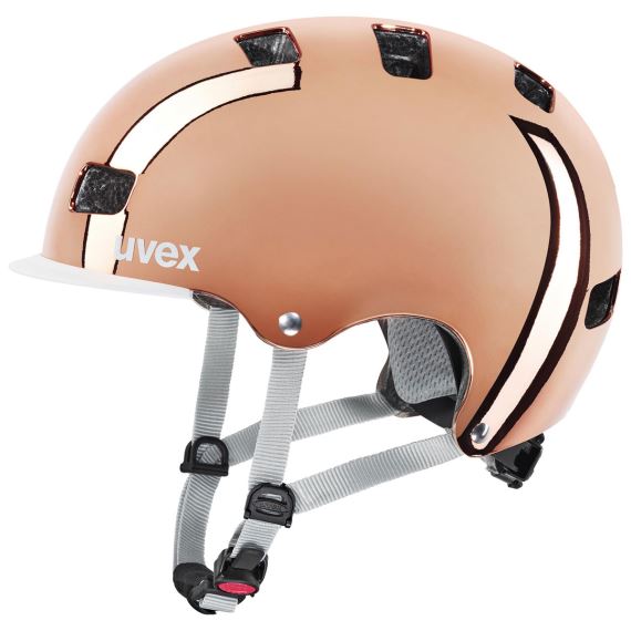 Cyklistická helma Uvex HLMT 5 BIKE PRO, Rosé Chrome 55-58cm