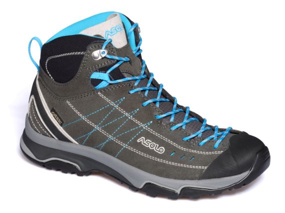 Dámské kontíkové boty Asolo Nucleon Mid GV ML graphite/silver/cyan/A772