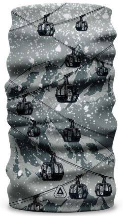 Unisex strečový nákrčník Matt Scarf Coolmax Eco chairlift