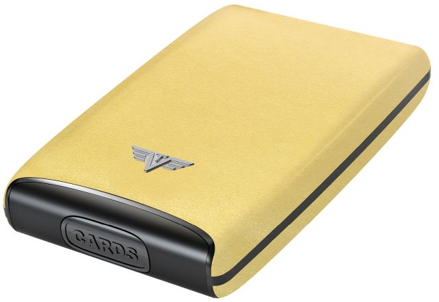 Pouzdro Tru Virtu Credit Card Case RAZOR - leather Yellow Gold