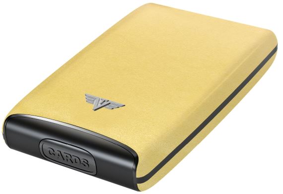 Pouzdro Tru Virtu Credit Card Case RAZOR - leather Yellow Gold