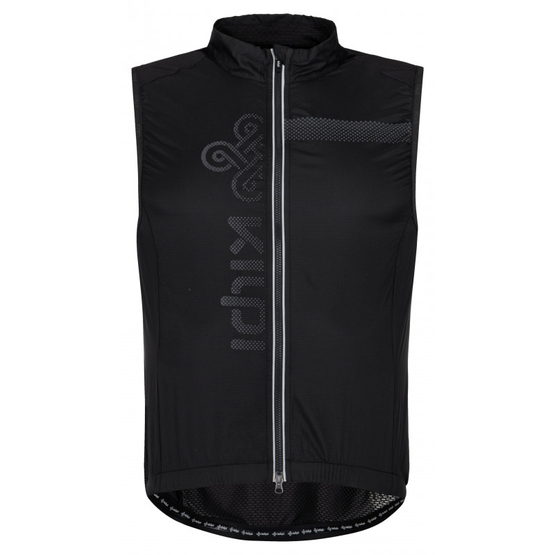 Pánská outdoorová vesta Kilpi Flow-M Černá 3XL