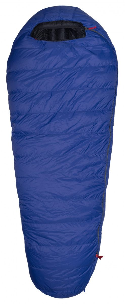 Spacák Warmpeace Solitaire 500 - 180 cm royal blue/black Pravý