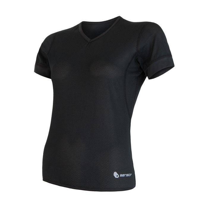 Dámské funkční tričko s krátkým rukávem SENSOR Coolmax Air černá L