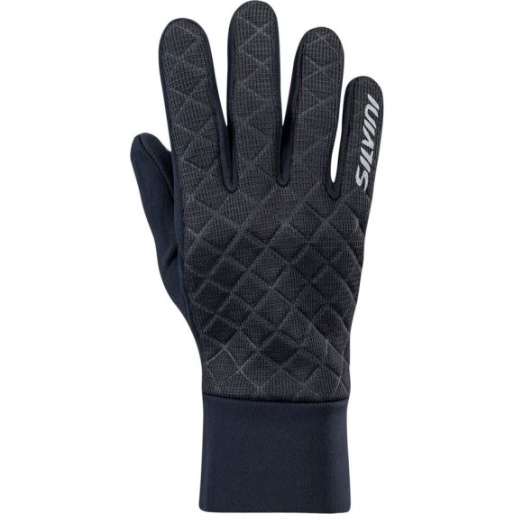 Unisex cyklistické rukavice Silvini Abriola UA1663 black-cloud