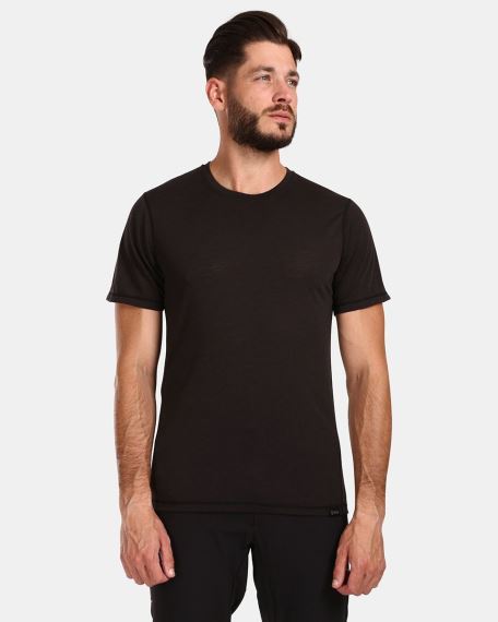 Pánské merino tričko Kilpi Sloper-M BLK