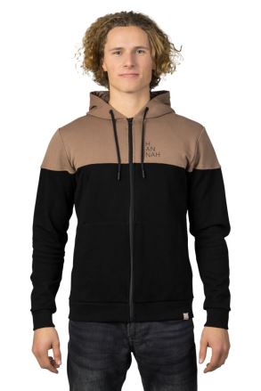 Pánská turistická mikina Hannah Fezco Hoody Anthracite/coca mocha (2)