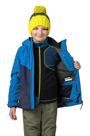Dětská lyžařská bunda Hannah Kigali JR skydiver/medieval blue (6)