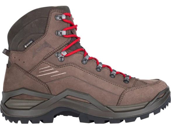 Pánské kotníkové boty Lowa RENEGADE 100 GTX MID espresso/red