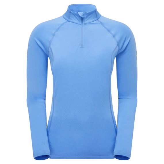 Dámské funkční triko Montane Dart XT Thermal Zip Neck cornflower