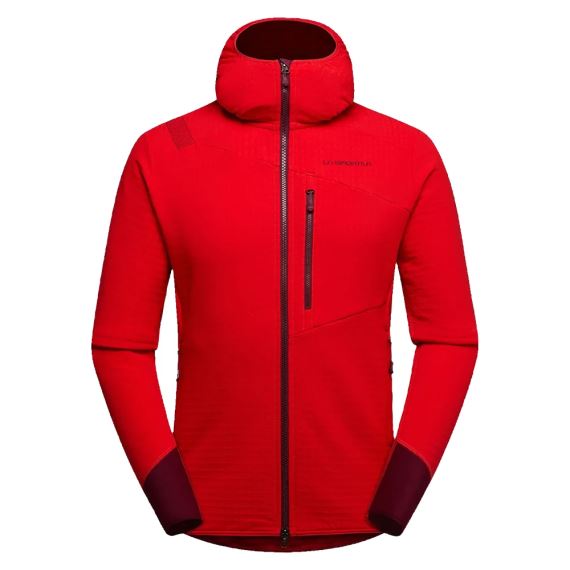 Pánská mikina La Sportiva BRISTEN THERMAL HOODY mountain red/redwood