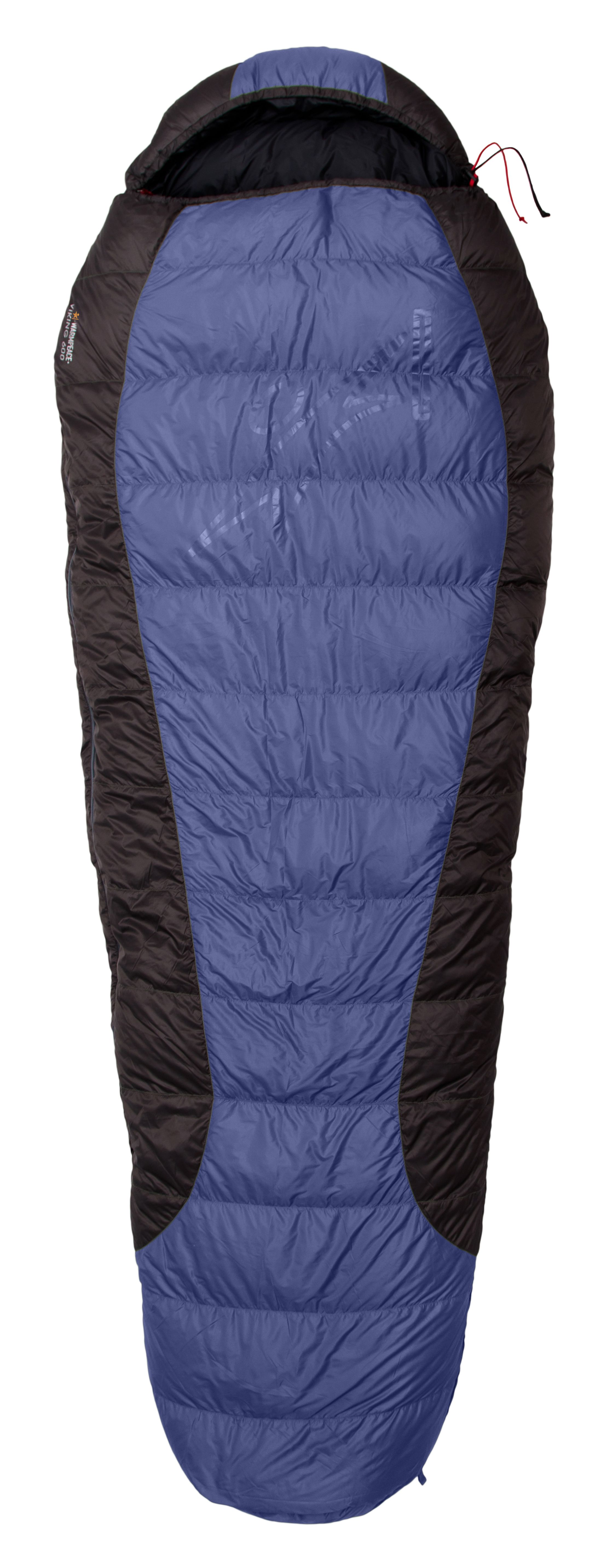 Spací pytel WARMPEACE Viking 600 - 195 cm WIDE Shadow blue/grey/black Pravý zip