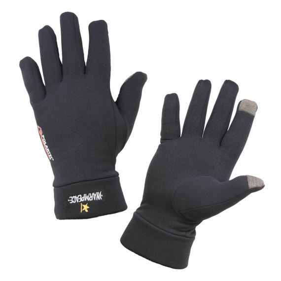 Rukavice Warmpeace Gloves Powerstretch touchscreen S/M black