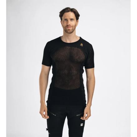 Pánské termotriko Aclima WoolNet T-shirt jet black (2)