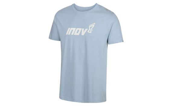 Pánské volnočasové triko INOV-8 Cotton Tee "Inov-8" M světle modrá