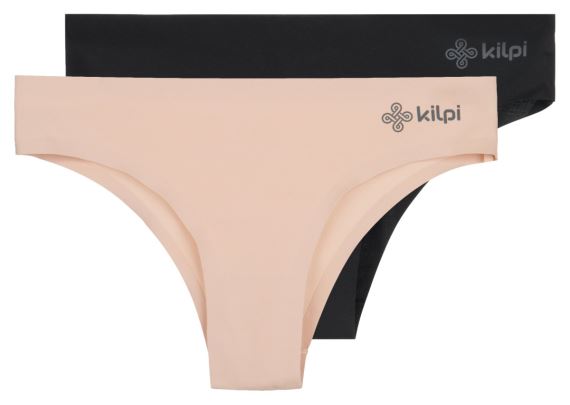 Dámské funkční kalhotky 2 pack Kilpi Nelia-W Světle růžová/černá