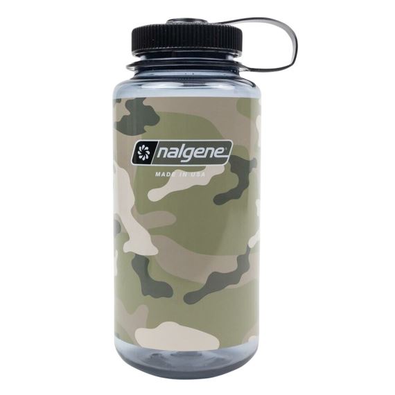 Láhev Nalgene Wide-Mouth Gray /w Black camo 1000ml