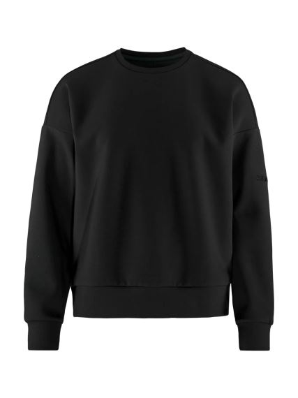 Přední pohled na dámskou mikinu Craft ADV Join RN Sweat černou.
